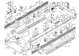 Nordictrack Commerical 2250 2950 Treadmill Rear Frame Cover 324228-hydrafitnessparts
