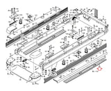 Nordictrack Commerical 2250 2950 Treadmill Right Foot Rail Pad 341076-hydrafitnessparts