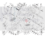 Nordictrack E12.0 AudioStrider 990 Pro Elliptical Right Foot Pad Pedal 248504-hydrafitnessparts