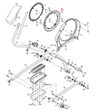 Nordictrack E7 SV Front Drive Treadmill CVR Outer Disk Ebony 272017-hydrafitnessparts