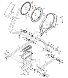 Nordictrack E7 SV Front Drive Treadmill Crank Disk Cover 272018-hydrafitnessparts