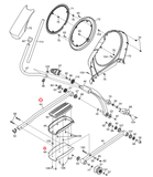 Nordictrack E7 SV Front Drive Treadmill Left Pedal Arm 272045 & 272042-hydrafitnessparts