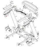 Nordictrack EXP 7i 10i Treadmill Left Bottom Handrail Cover 426295-hydrafitnessparts
