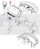 Nordictrack Elite 700 - NTL79020.1 Treadmill Display Console Panel 414291-hydrafitnessparts