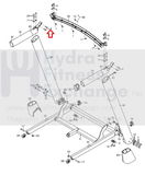 Nordictrack Epic FreeMotion Gold's Gym Image Treadmill Screw 1/4" X 1/2" 183246-hydrafitnessparts