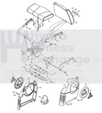 Nordictrack Epic Gold's Gym Health Rider Recumbent Bike Plastic Spacer 263599-hydrafitnessparts
