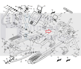 Nordictrack FS7I Elliptical Upright Console Frame Assembly 398735-hydrafitnessparts