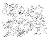 Nordictrack FS9i FS10i FS5i FS7i FS14i FS3 Elliptical Left Rear Leg Cover 384034-hydrafitnessparts
