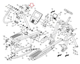 Nordictrack FS9i FS10i FS5i FS7iFS14i FS3 Elliptical Left Front Leg Cover 384036-hydrafitnessparts