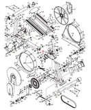 Nordictrack FreeMotion Elliptical Idler Pulley Bracket Wheel Axle Mount 241963-hydrafitnessparts