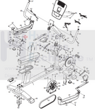 Nordictrack FreeMotion Gold's Gym HealthRider Recumbent Bike Front Wheel 231736-hydrafitnessparts