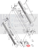 Nordictrack FreeMotion Health Rider Proform Treadmill Rear Foot Boot 252977-hydrafitnessparts