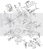 Nordictrack FreeMotion HealthRider Elliptical Console Main Wire Harness 247205-hydrafitnessparts