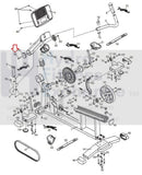 Nordictrack FreeMotion ProForm Upright Bike Button Head Screw M10 X 63mm 231756-hydrafitnessparts