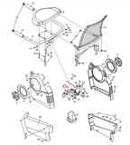 Nordictrack FreeMotion Recumbent Bike Seat Carriage Front End Block 243393-hydrafitnessparts