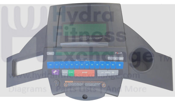 Nordictrack Freemotion 9600 Treadmill Display Console Panel Overlay & Boards-hydrafitnessparts