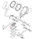 Nordictrack Freemotion Treadmill Right/Left W/Insert Ebony Foot Pedalpad 272036-hydrafitnessparts