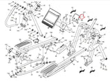 Nordictrack Freestride FS7i FS91 FS10i Elliptical Console Bracket Cover 397794-hydrafitnessparts