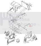 Nordictrack Gold's Gym HealthRider Recumbent Bike Seat Handle Knob 263596-hydrafitnessparts
