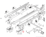 Nordictrack Health Rider Gold's Gym Treadmill Right Rear Foot End Cap 393579-hydrafitnessparts