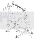 Nordictrack Health Rider Proform Treadmill Left Handrail 348508-hydrafitnessparts