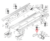 Nordictrack Health Rider Proform Treadmill Motor Drive Belt 21" 399309 or 227178 or PJ533 or 210J-hydrafitnessparts