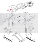Nordictrack HealthRider Proform Elliptical Handlebar Bracket Cover 216707-hydrafitnessparts