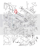 Nordictrack HealthRider Proform Elliptical Left Pedal Insert 9095 217292-hydrafitnessparts