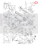 Nordictrack HealthRider Proform Elliptical Right Pedal Insert 9095 217291-hydrafitnessparts