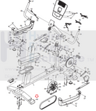 Nordictrack HealthRider Proform Reebok Recumbent Bike Rear End Cap 243299-hydrafitnessparts