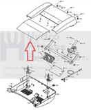 Nordictrack Lifestyler Treadmill Motor Hood Shroud Cover 101605 312279 or 304326-hydrafitnessparts