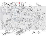 Nordictrack NTEL716182 NTEL716184 Elliptical Display Console Assembly 401507-hydrafitnessparts