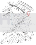 Nordictrack NTL19129.10 NTL19129.11 Treadmill Upright Wire Harness 80" 412174-hydrafitnessparts