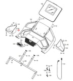 Nordictrack ProForm Weider 7i 10i 2000 5000 9000 Treadmill Left Tray 424609-hydrafitnessparts