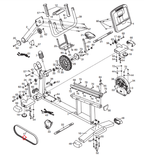 Nordictrack ProForm Weslo FreeMotion Recumbent Bike Drive Belt 37" 160721-hydrafitnessparts