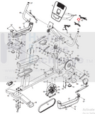 Nordictrack Proform C3si 300 CR Recumbent Bike Pulse Wire Harness 282788-hydrafitnessparts
