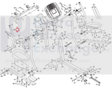 Nordictrack Proform Elliptical Left Upper Body Arm with Foam 247402-hydrafitnessparts