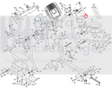 Nordictrack Proform Elliptical Right Rear Upper Body Handlebar Cover 247279-hydrafitnessparts