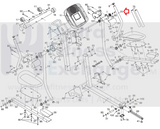 Nordictrack Proform Elliptical Right Upper Body Arm with Foam 247403-hydrafitnessparts