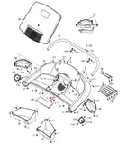Nordictrack Proform Epic C900i T 13.5 800I Treadmill Console Base Back 349386-hydrafitnessparts