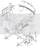Nordictrack Proform Epic Treadmill Right Bottom Handrail Cover 372708-hydrafitnessparts