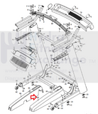 Nordictrack Proform FreeMotion Treadmill Right Upright Cover 352004-hydrafitnessparts