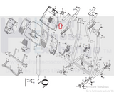 Nordictrack Proform Gold's Gym Treadmill Left Console Back Cover 201635-hydrafitnessparts