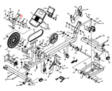 Nordictrack Proform Health Rider Elliptical Left Crank Spacer 358702-hydrafitnessparts
