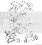 Nordictrack Proform HealthRider Recumbent Bike Backrest Board 267019-hydrafitnessparts