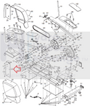 Nordictrack Proform Healthrider Elliptical Left Wheel Shroud Cover 9095 216955-hydrafitnessparts