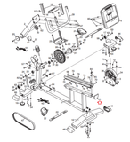 Nordictrack Proform Reebok Recumbent Bike Rear Seat End cap 243399-hydrafitnessparts