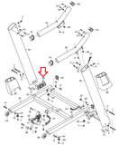 Nordictrack Proform Reebok Treadmill Left Upright Spacer 290454 or 290455-hydrafitnessparts