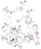 Nordictrack Proform Reebok Treadmill Right Upright Cover 290770-hydrafitnessparts