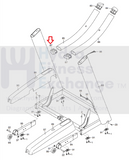Nordictrack Proform Treadmill Rear Foot Pad 335749-hydrafitnessparts